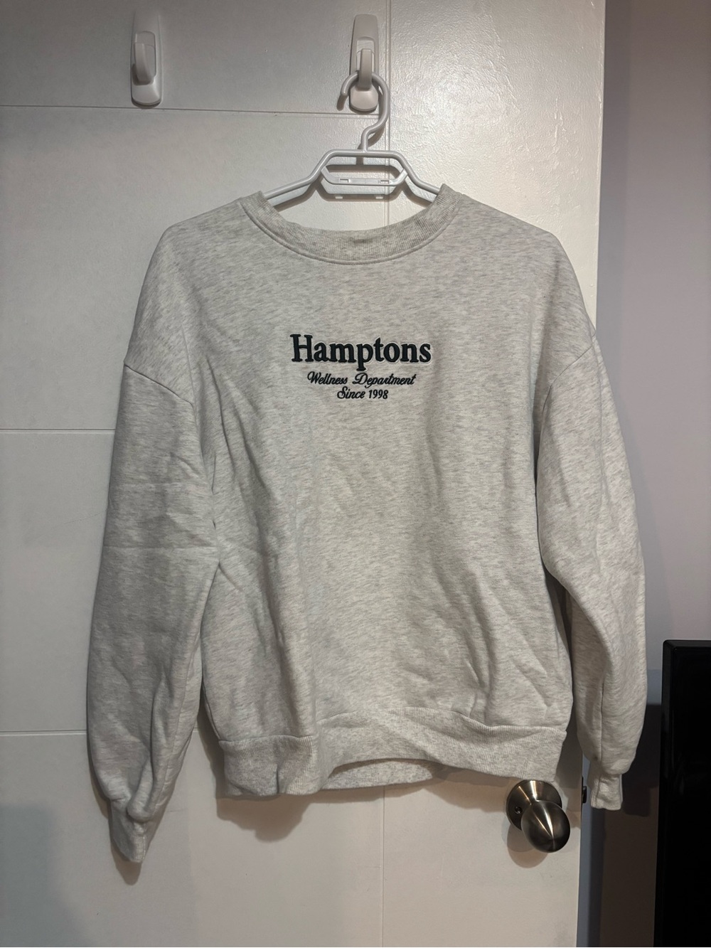 Light Gray Crewneck Sweatshirt